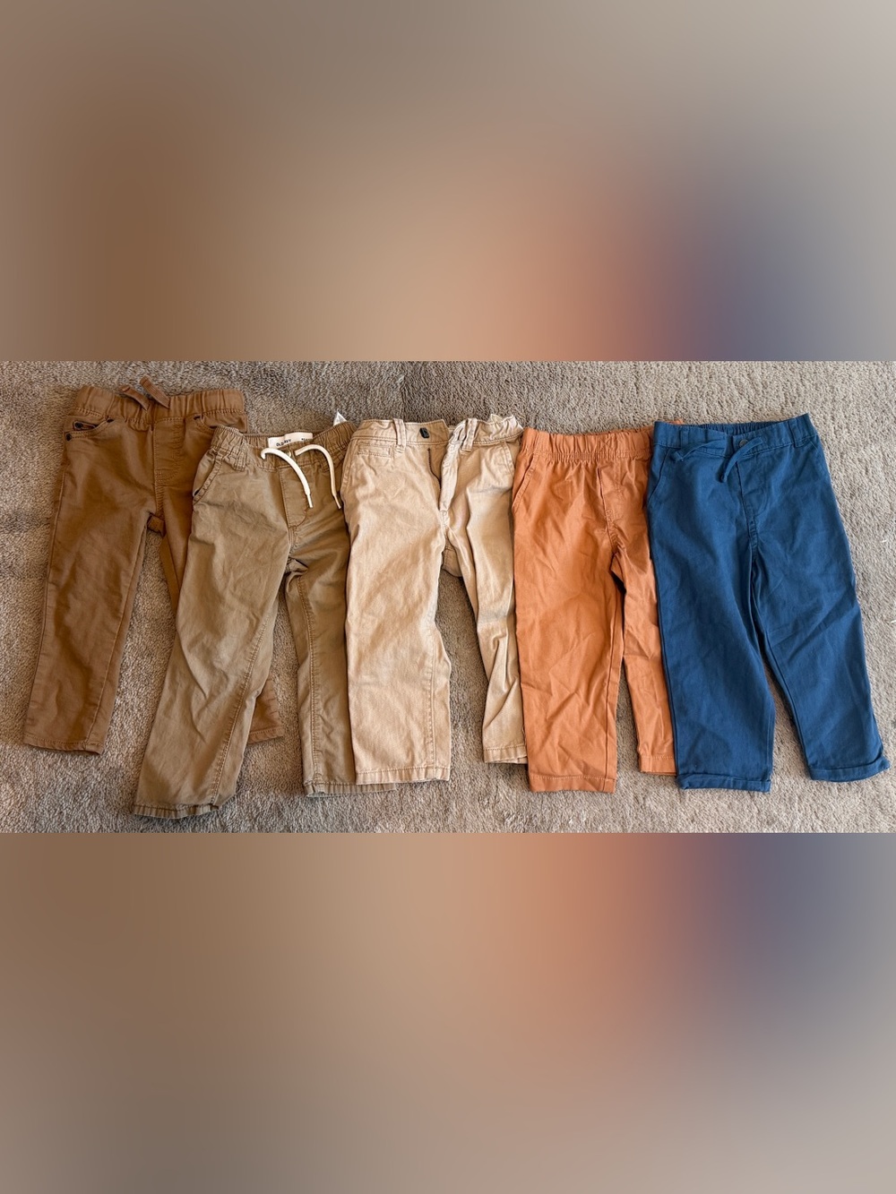 ♻️ Preowned Carter’s, Old Navy, and GAP Khaki Pants, set of 5